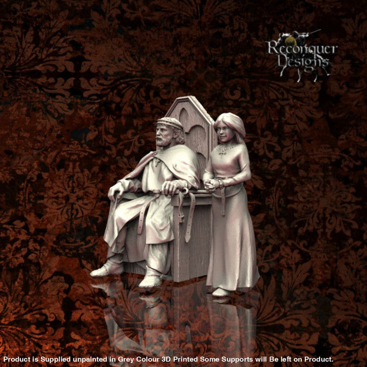 King And His Young Princess Medieval