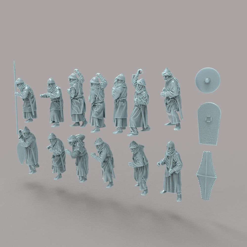 REM0067 Medieval Moorish Spearmen Medieval