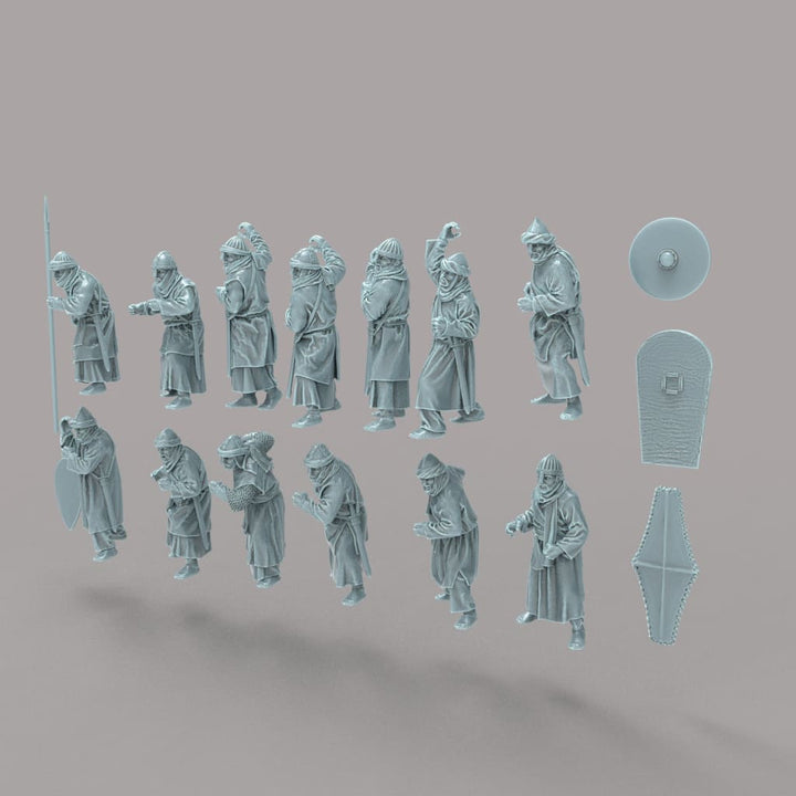 REM0067 Medieval Moorish Spearmen Medieval