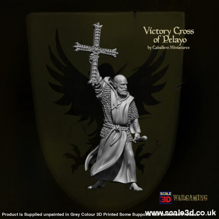 Medieval Priest - Holding The Cross Of Pelayo