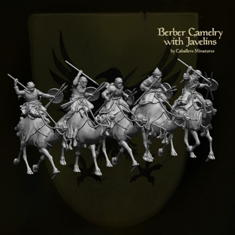 REM0082 North African Berber Camelry with Javelins Medieval