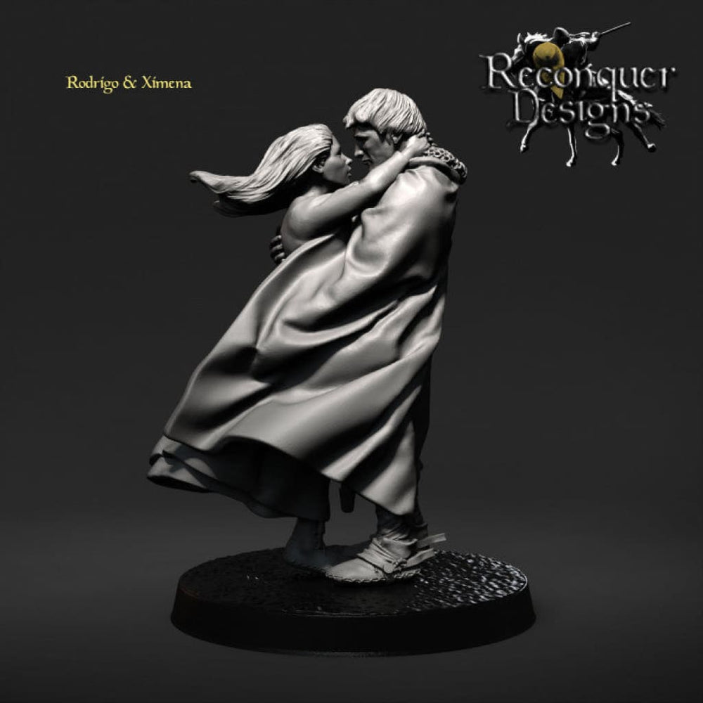 REM0084 Rodrigo Diaz de Vivar (El Cid) and wife Ximena Medieval