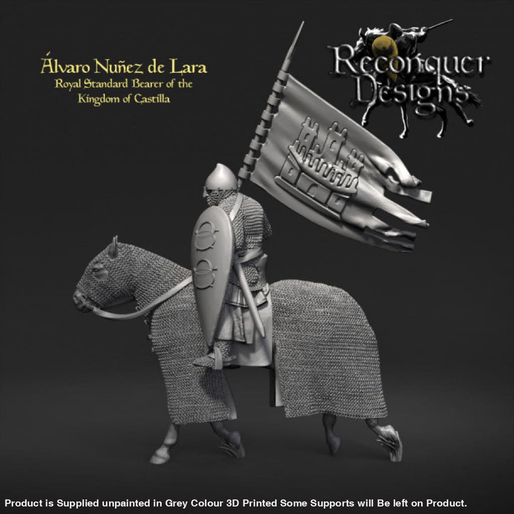 REM0101 Álvaro Nuñez de Lara Standard Bearer for Castilla Medieval