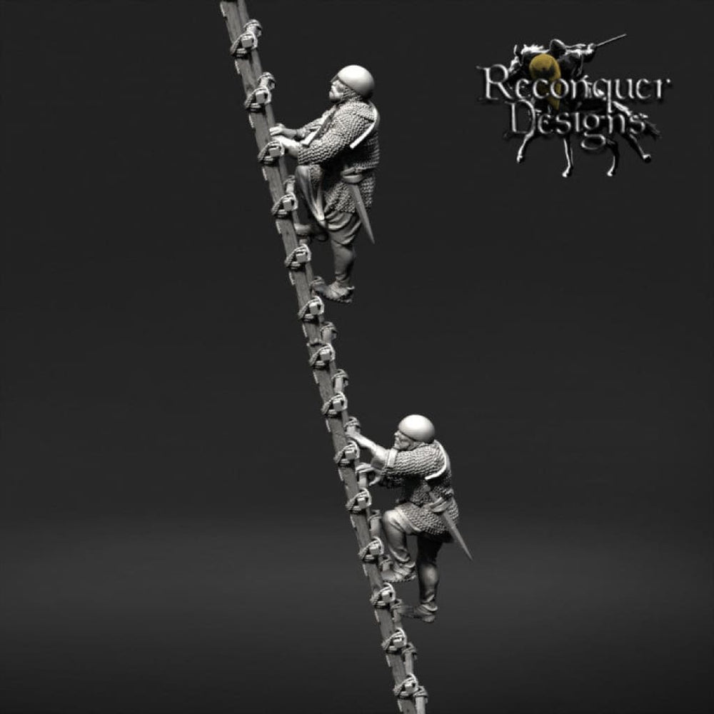 REM0105 Siege Ladder Carriers 28mm 1:56 Medieval