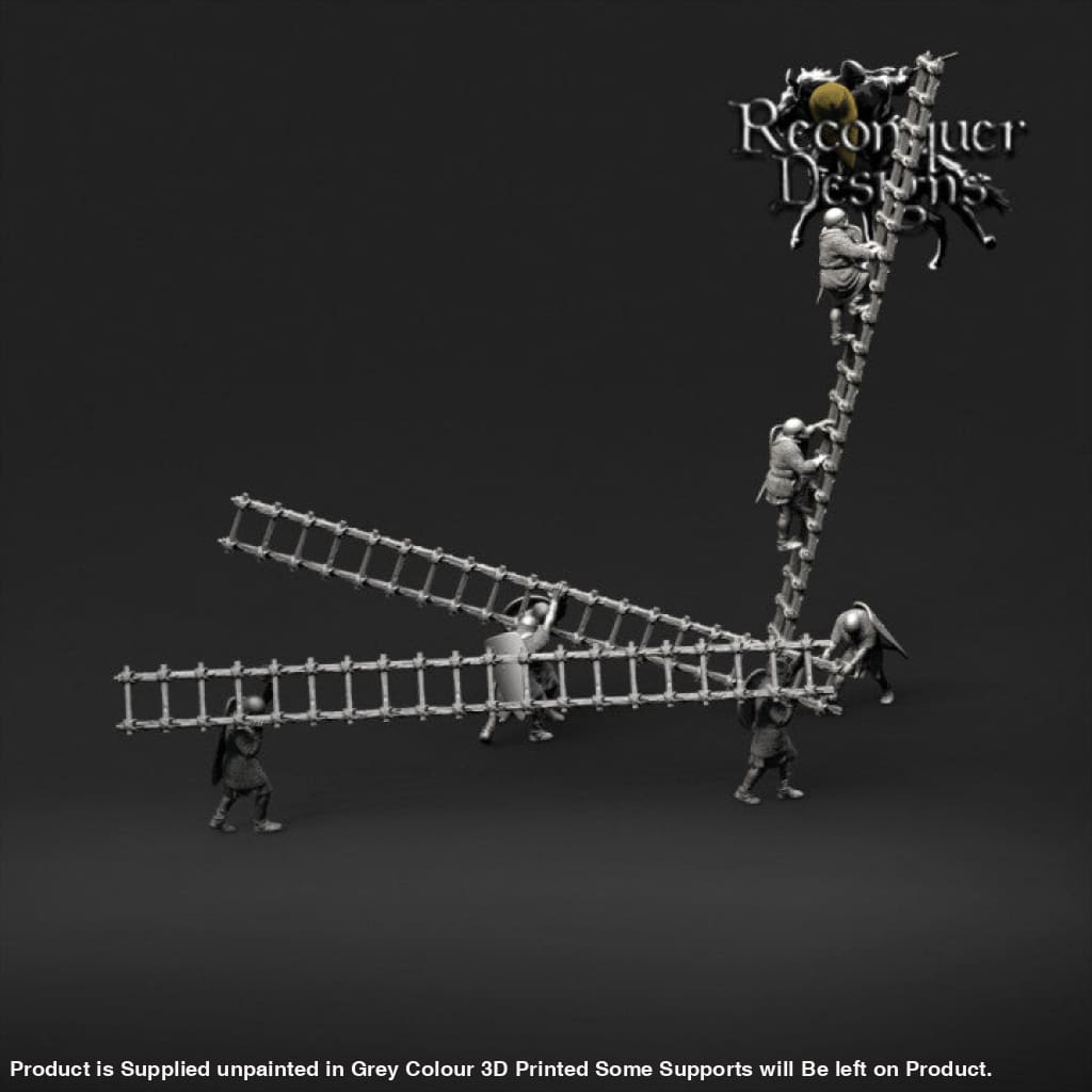 REM0105 Siege Ladder Carriers 28mm 1:56 Medieval