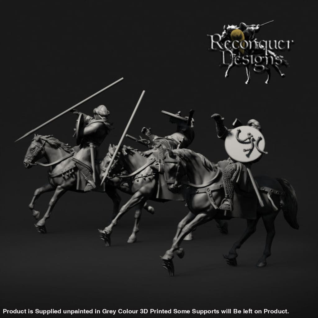 REM0115 Andalusian Nobles on Horse Casualties Medieval