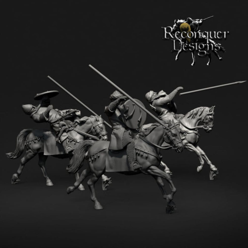 REM0115 Andalusian Nobles on Horse Casualties Medieval