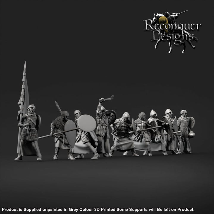 REM0120 Order of the Hatchet scene B Medieval Figure