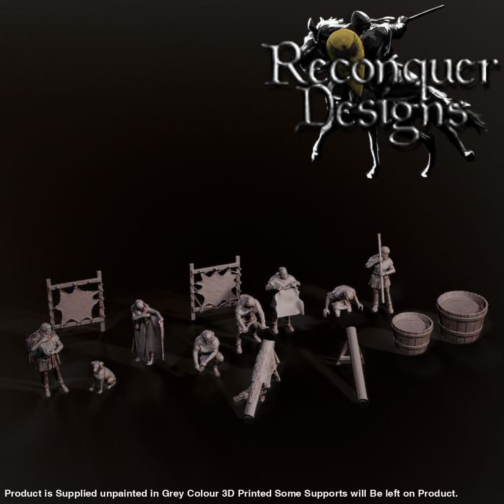 REM0122B Medieval Tanners Set 2 Medieval