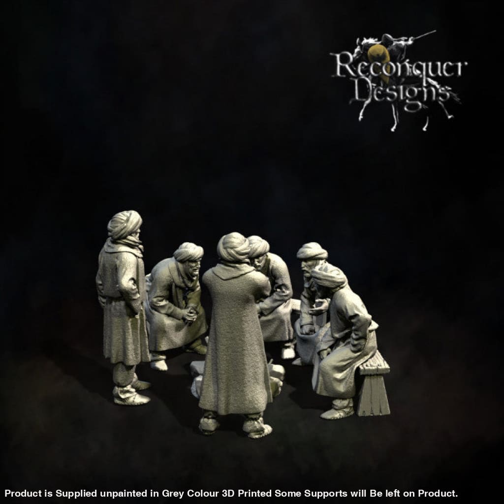 REM0125 Berbers around Camp Fire Medieval