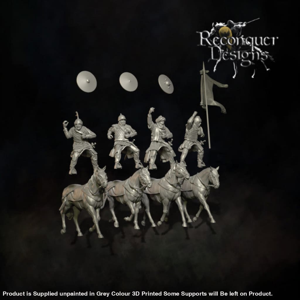 REM0128 12th Century Ghulam Cavalry Set A Medieval