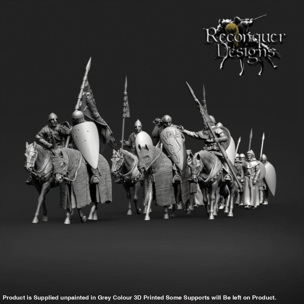 REM0130 King Alfonso of IX of Leon and his retinue Medieval