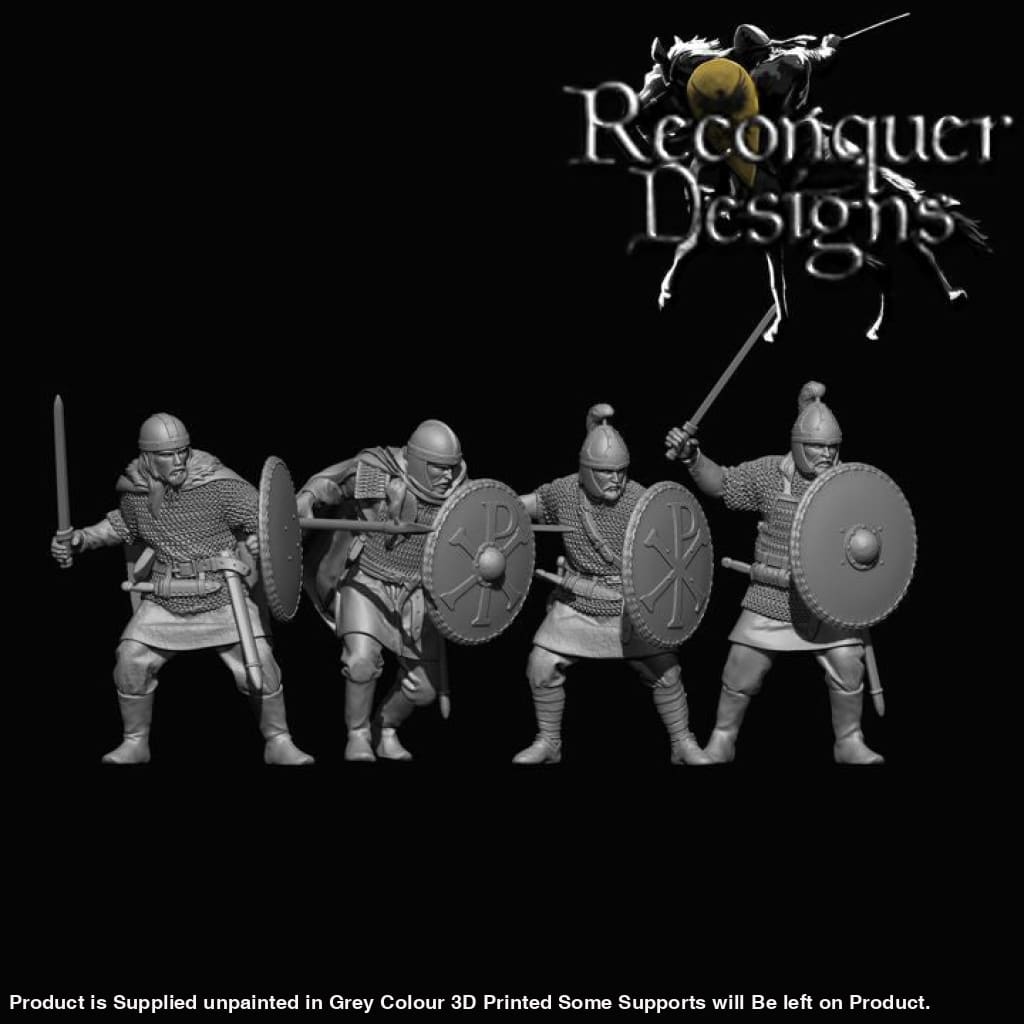 REM0138 Visigoths Asturians dismounted Set 1 Medieval