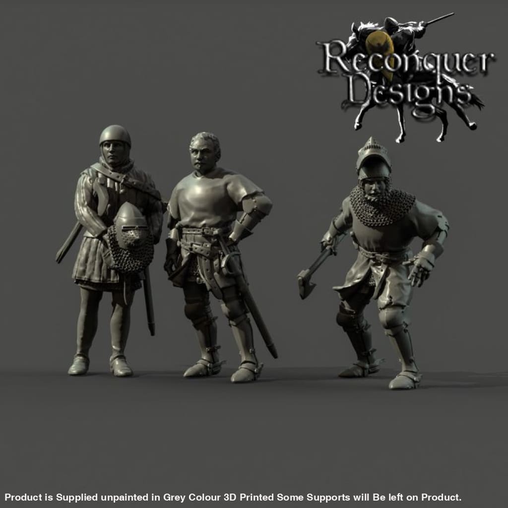 REM0139 Bertrand du Guesclin and squire Medieval