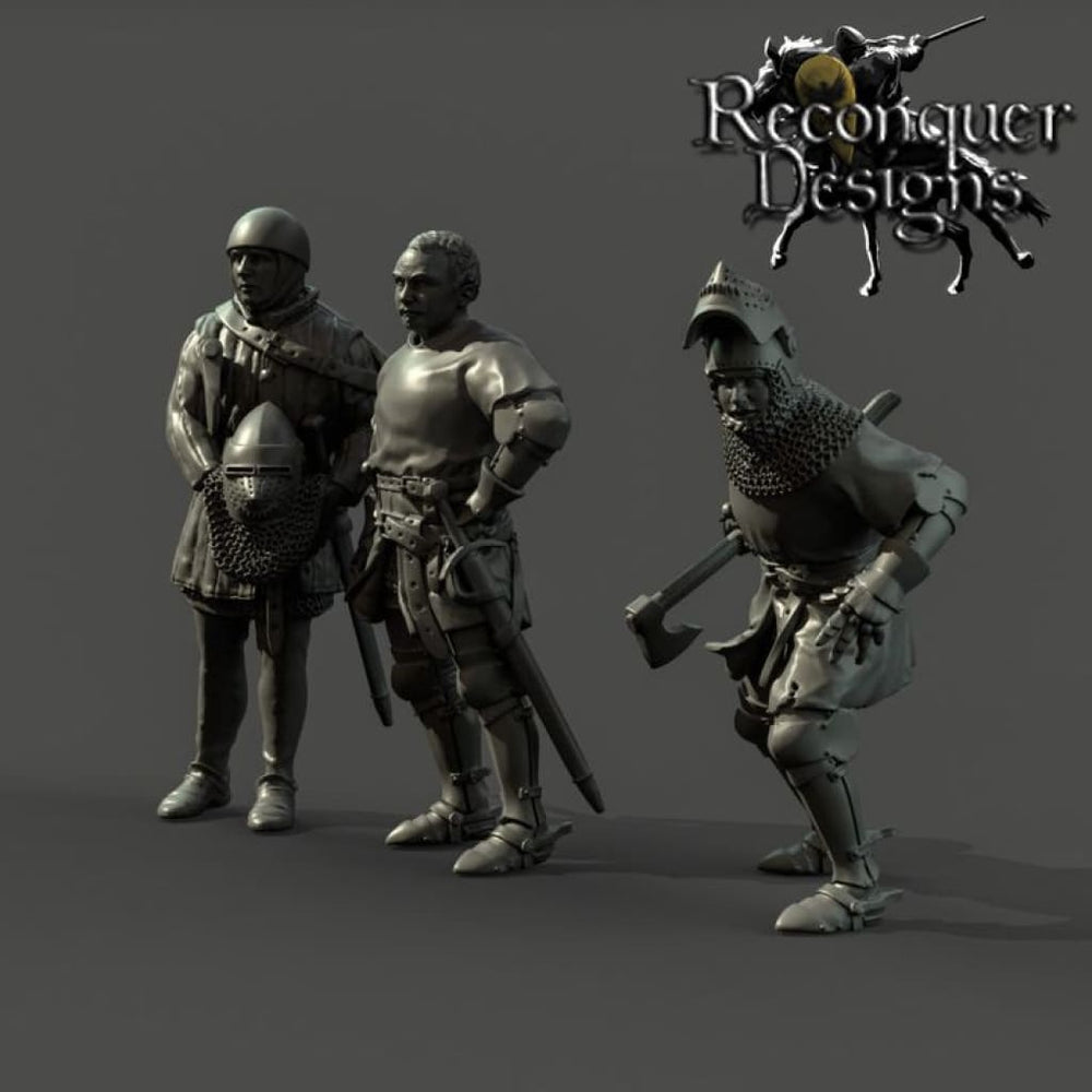 REM0139 Bertrand du Guesclin and squire Medieval