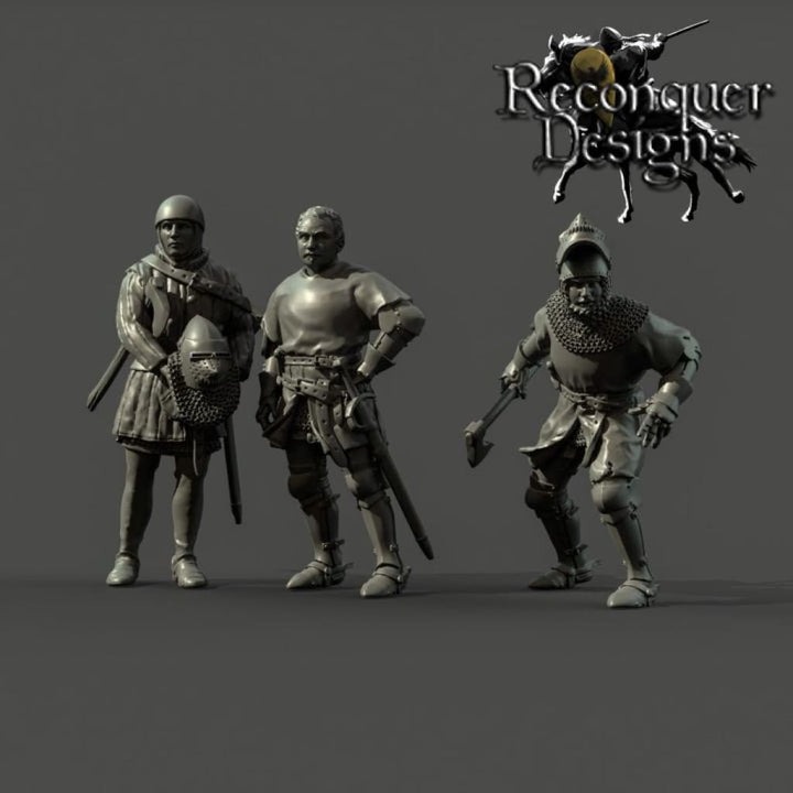 REM0139A Bertrand du Guesclin and squire Medieval