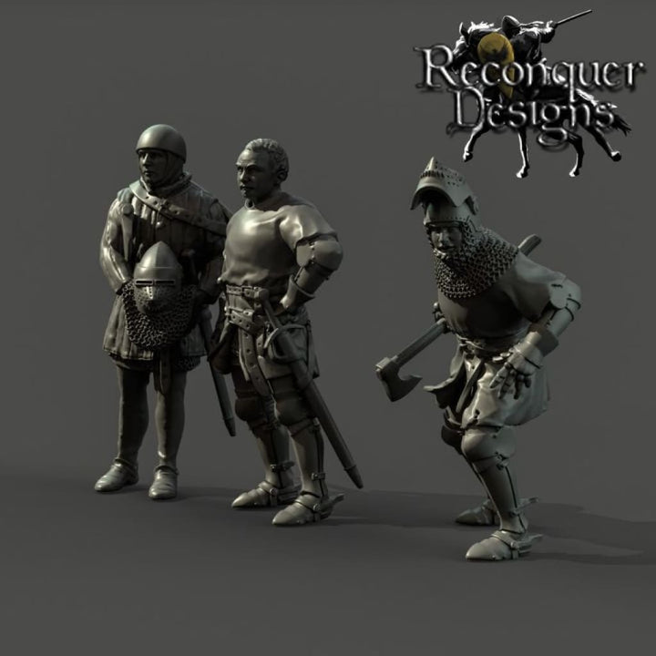 REM0139A Bertrand du Guesclin and squire Medieval