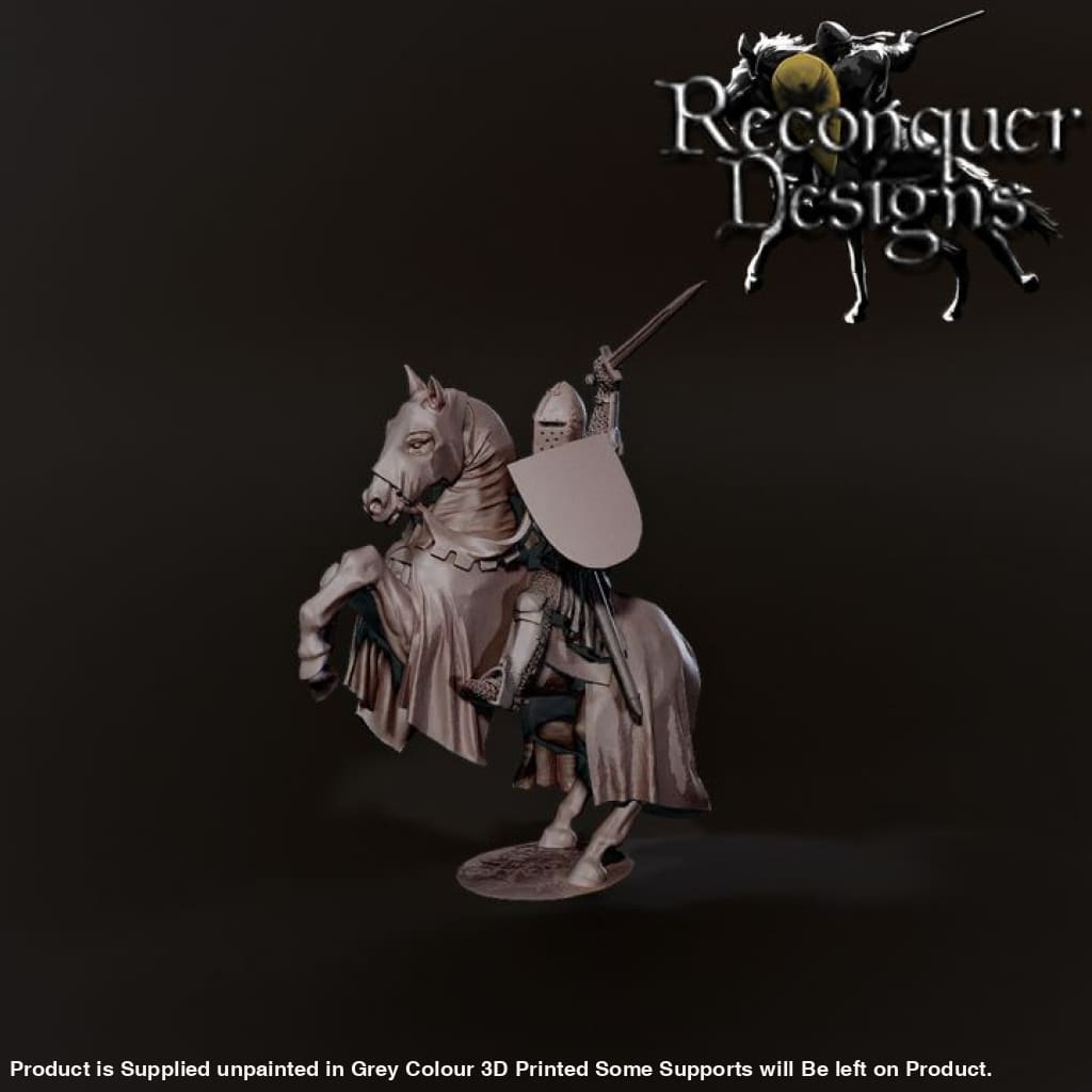 REM0153 Roger de Flor Mounted on Horse Medieval