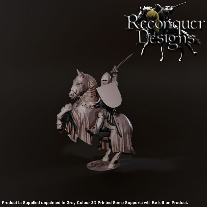 REM0153 Roger de Flor Mounted on Horse Medieval