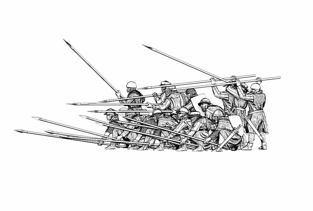 REM0155 Scottish Pikemen Medieval