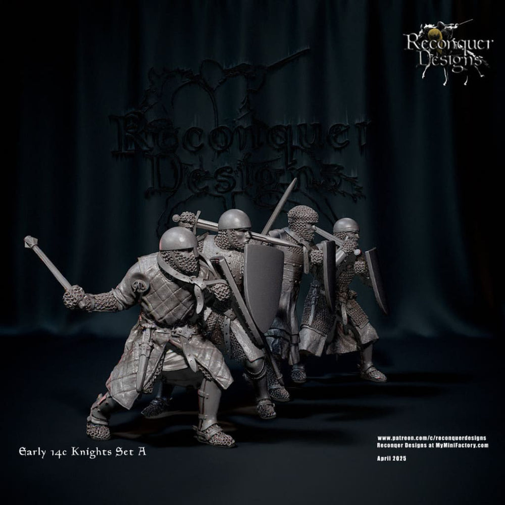 REM0160 Knights Dismounted Medieval Figure