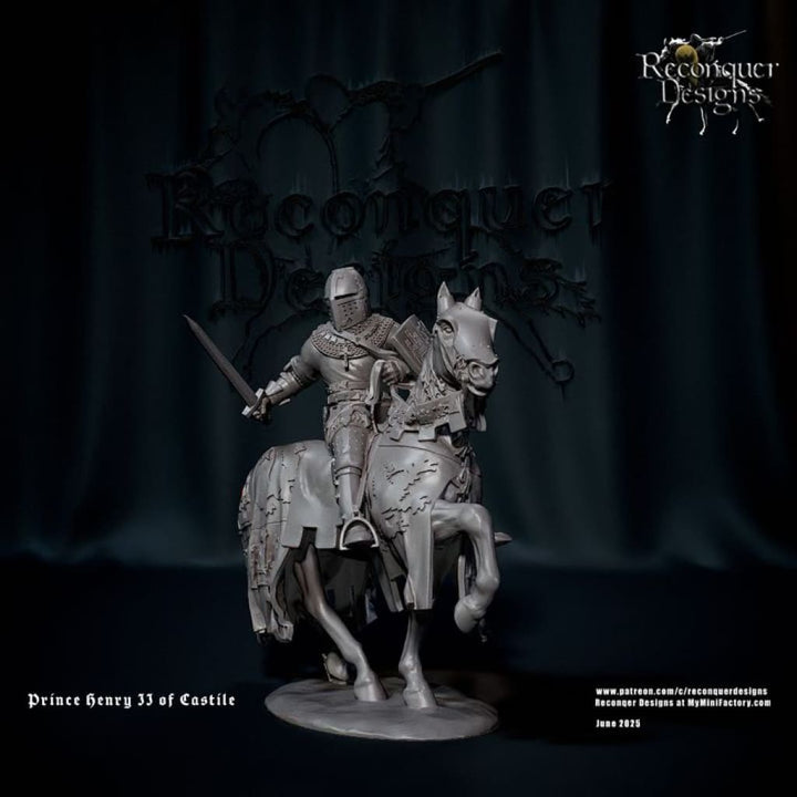 REM0162 Prince Henry II of Castile v2 Medieval Figure