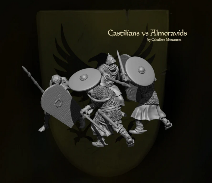 REM0165 Castilians vs Almoravids Medieval Figure