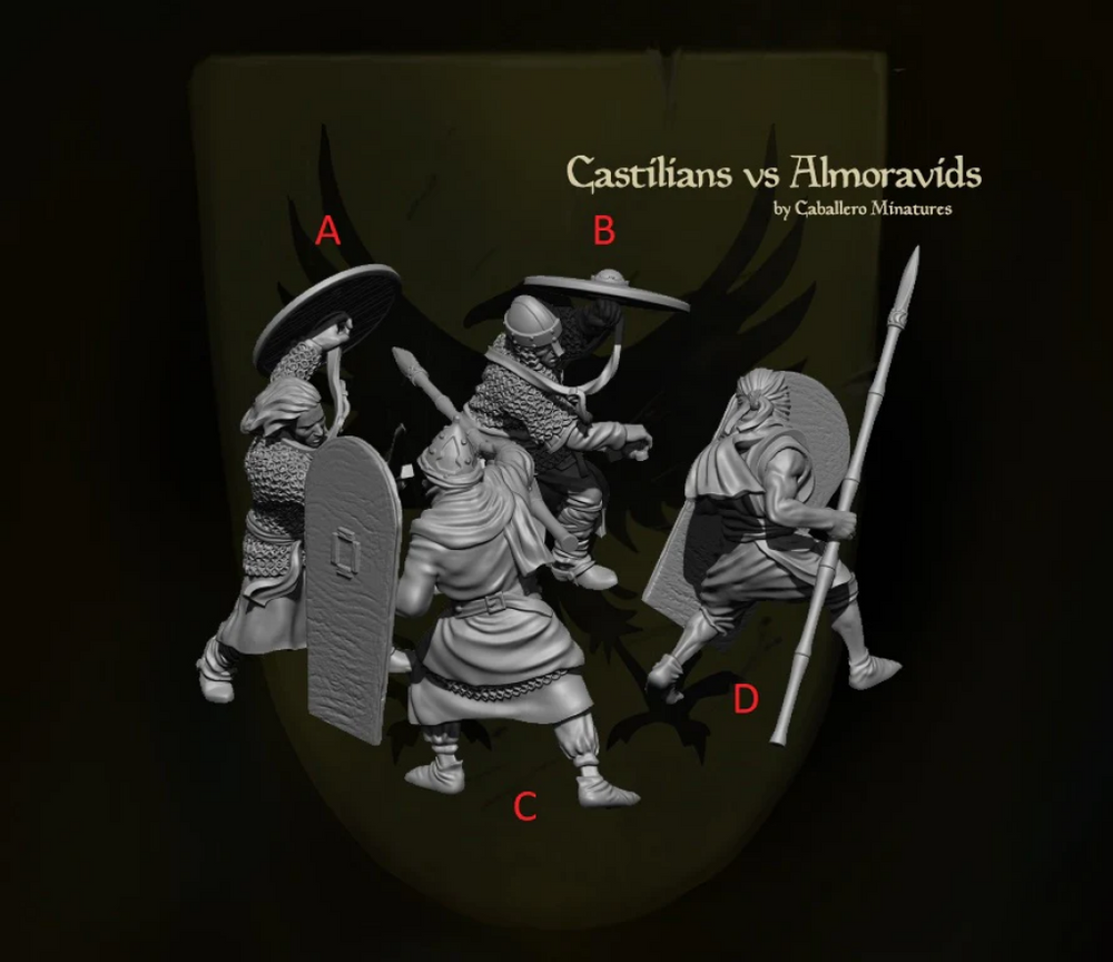REM0165 Castilians vs Almoravids Medieval Figure