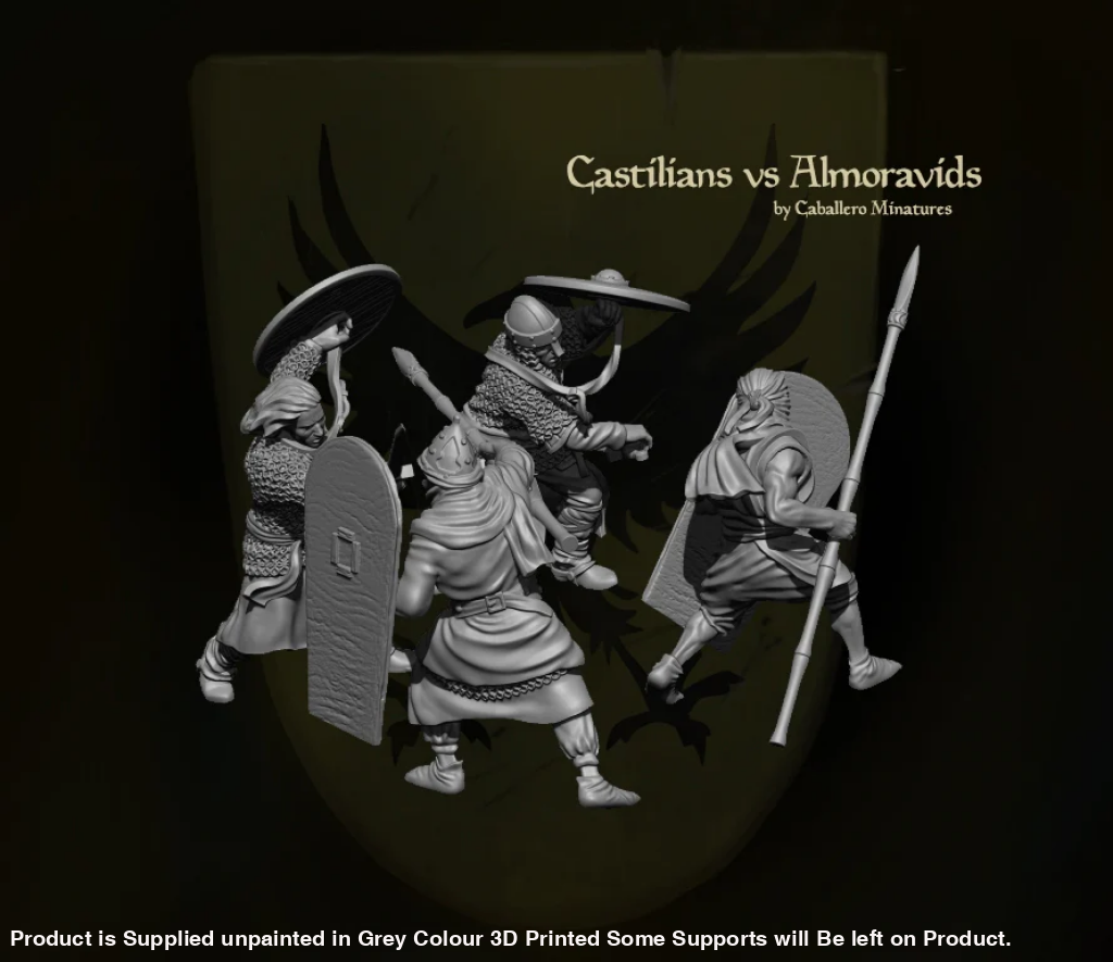 REM0165 Castilians vs Almoravids Medieval Figure