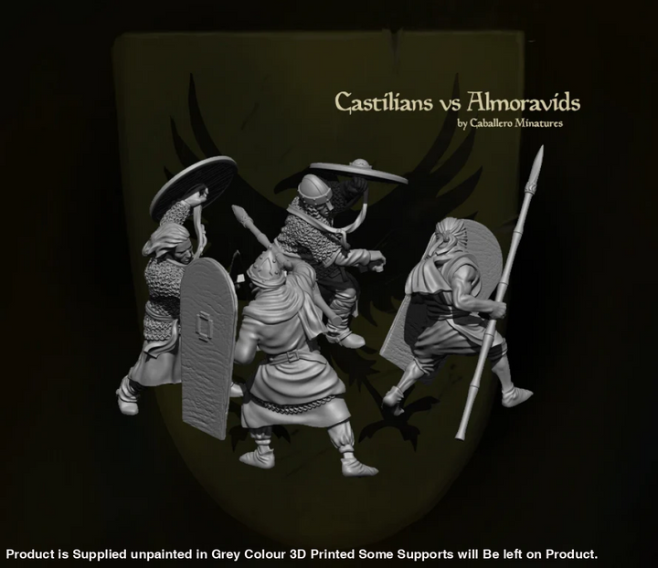 REM0165 Castilians vs Almoravids Medieval Figure