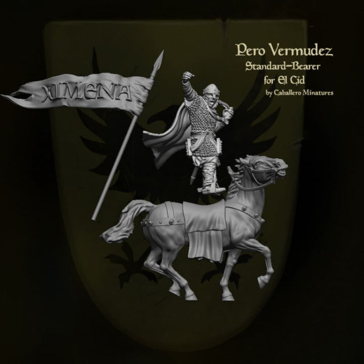 REM0171 Pero Vermudez El Cid’s Standard-Bearer Medieval Figure
