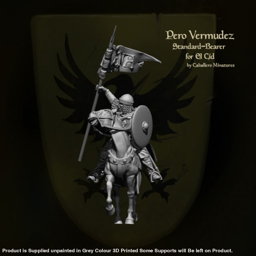REM0171 Pero Vermudez El Cid’s Standard-Bearer Medieval Figure