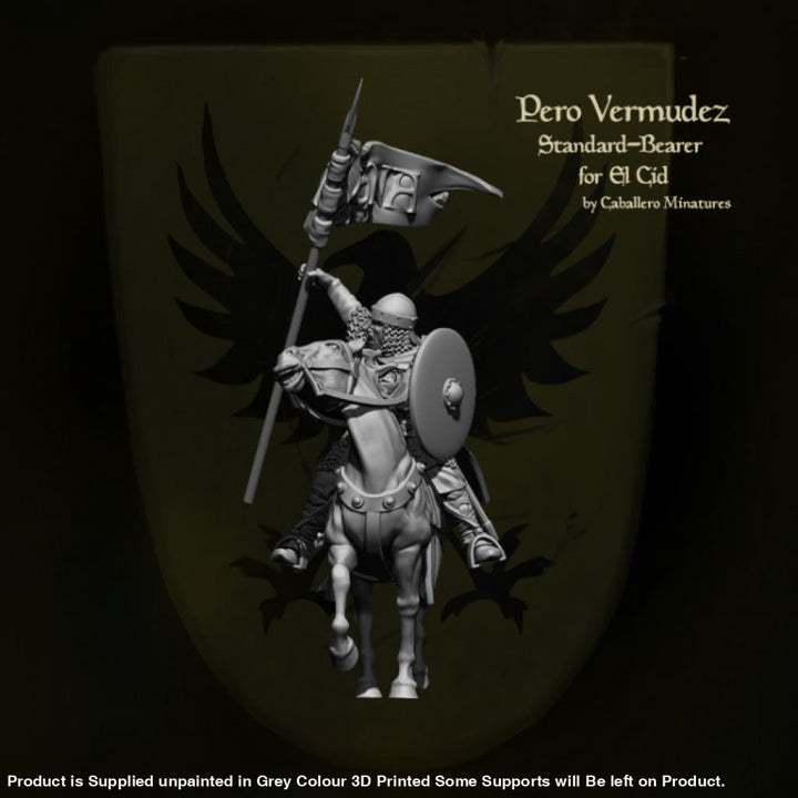 REM0171 Pero Vermudez El Cid’s Standard-Bearer Medieval Figure