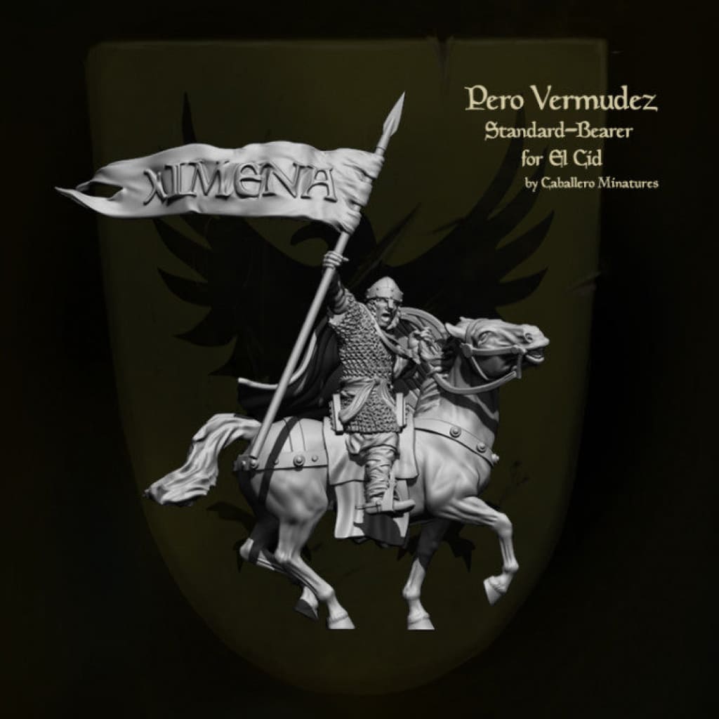 REM0171 Pero Vermudez El Cid’s Standard-Bearer Medieval Figure