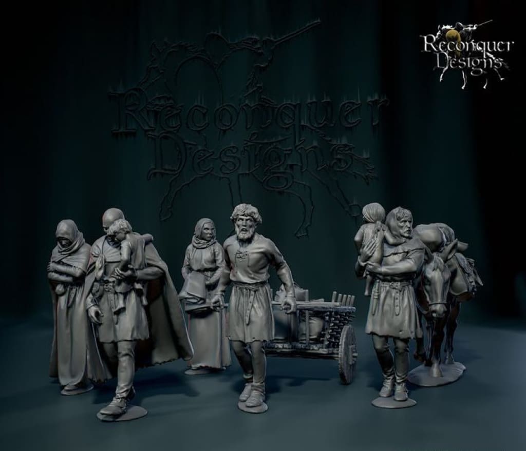 REM0178 Villagers Set C Medieval Figure