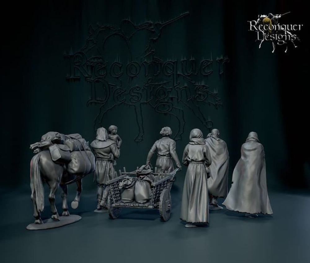REM0178 Villagers Set C Medieval Figure