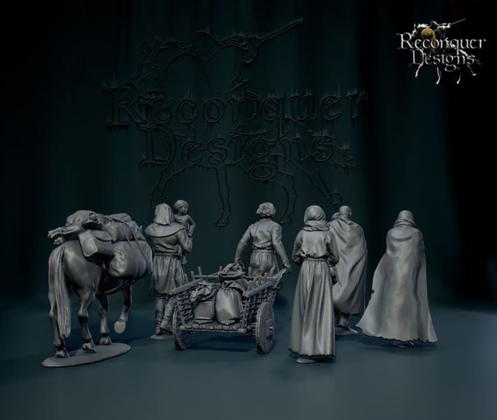 REM0178 Villagers Set C Medieval Figure