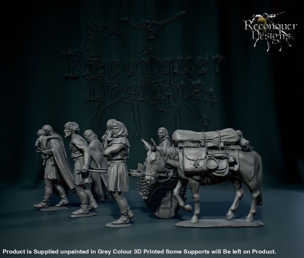 REM0178 Villagers Set C Medieval Figure