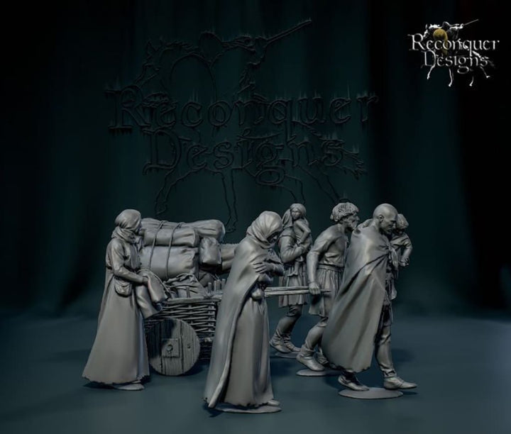 REM0178 Villagers Set C Medieval Figure