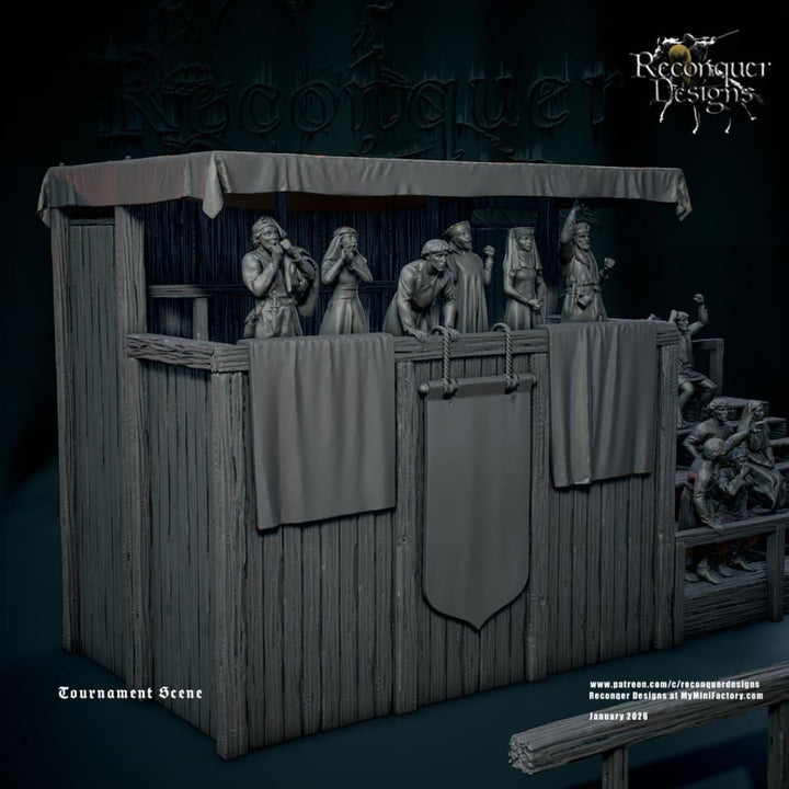 REM0180 Tournament Grounds and Crowds Medieval