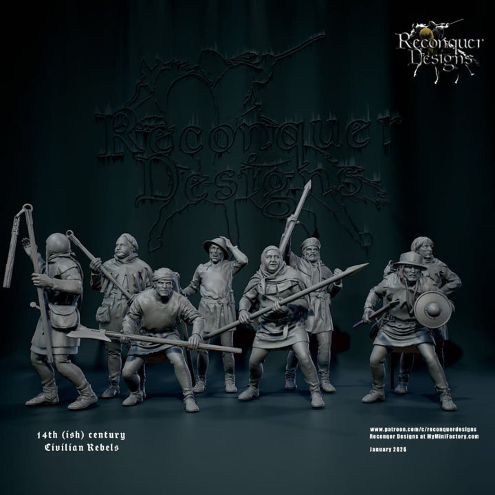 REM0182 Rebel Civilians Medieval