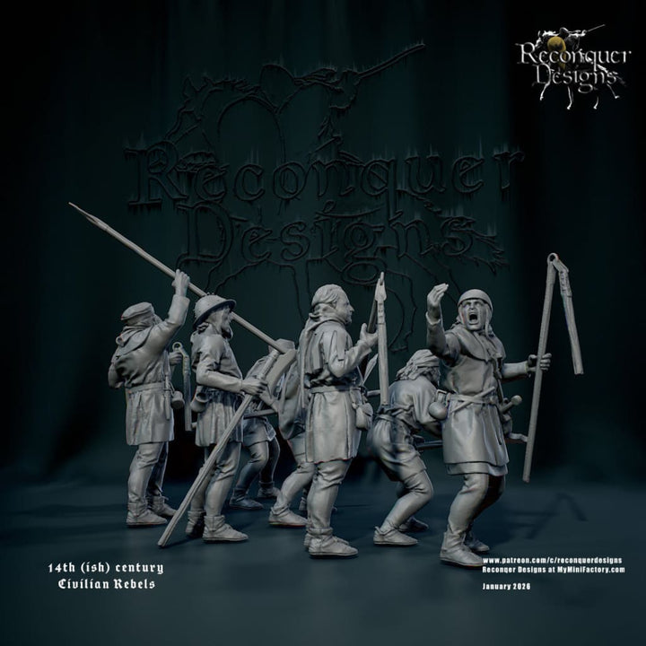 REM0182 Rebel Civilians Medieval