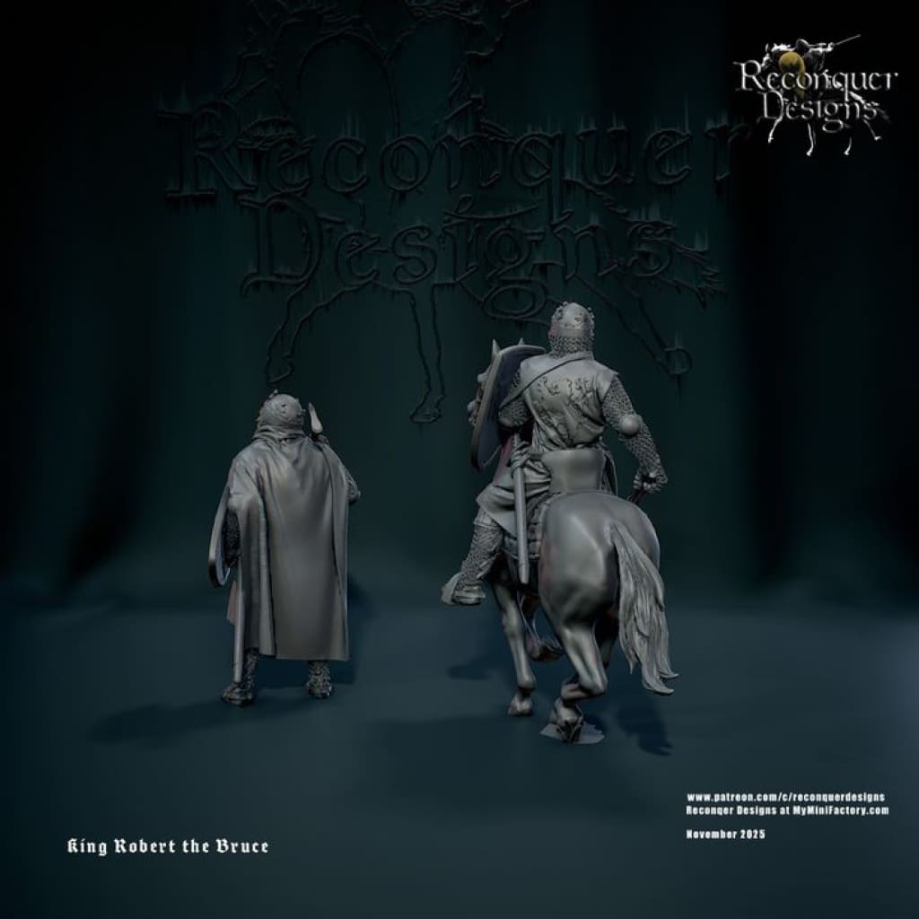 REM0186 Robert the Bruce Medieval Figure