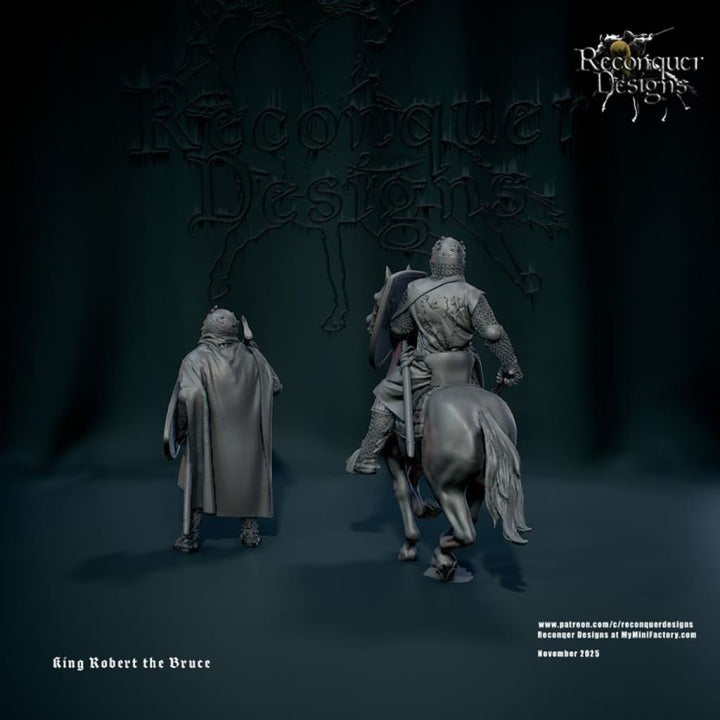 REM0186 Robert the Bruce Medieval Figure