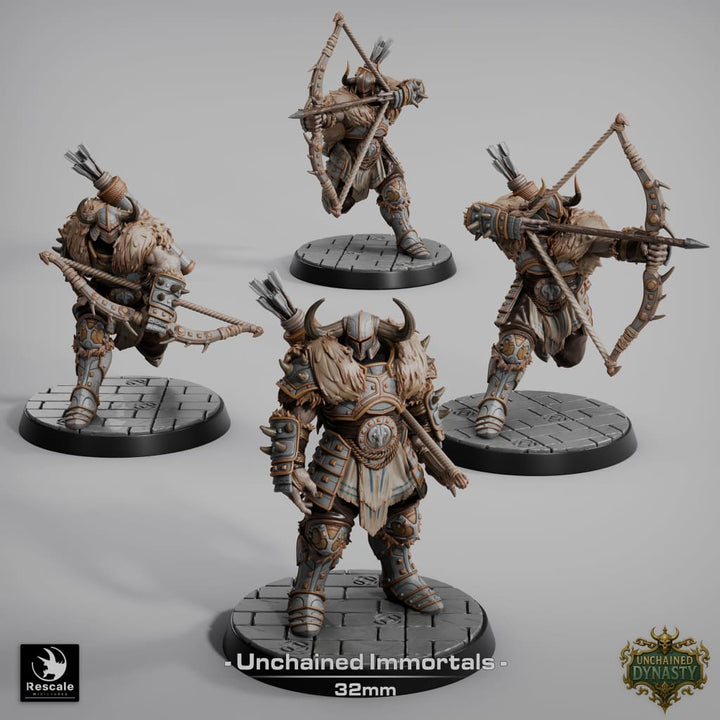 RM003 Unchained Immortals 32mm Base / Bow Walk Fantasy Figure