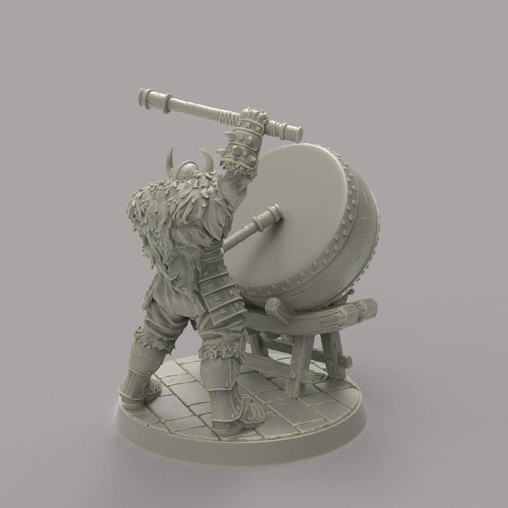 RM003 Unchained Immortals 32mm Base / Drum Fantasy Figure