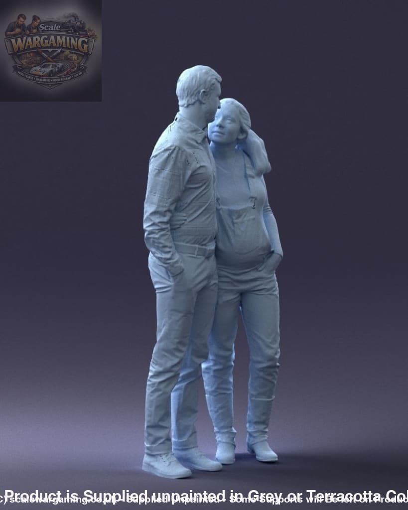 Male With Pregnant Woman Figure