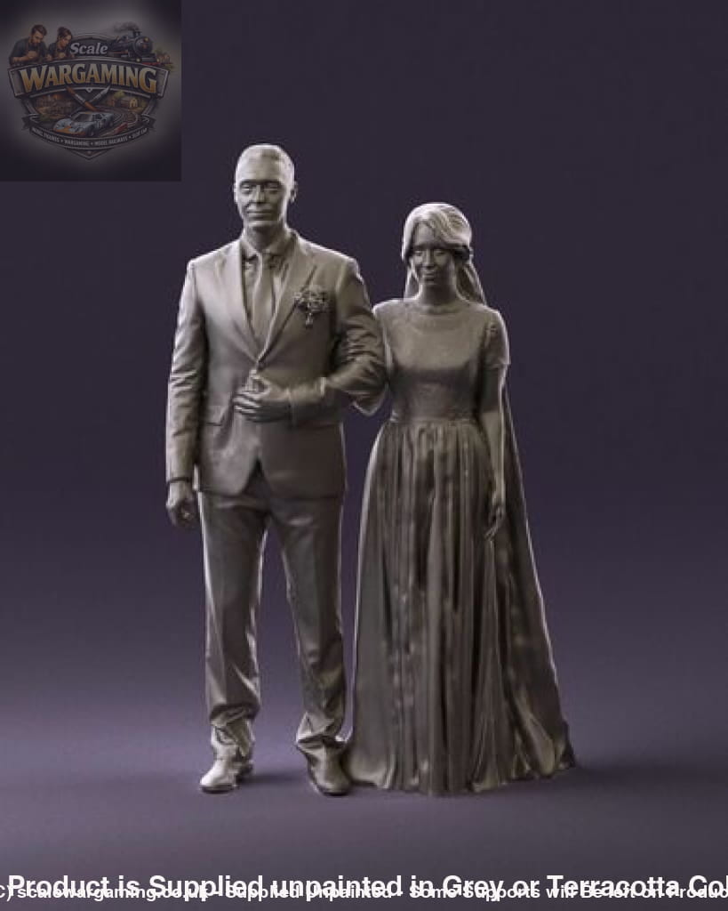 Wedding Bride & Groom Couple 1 Figure