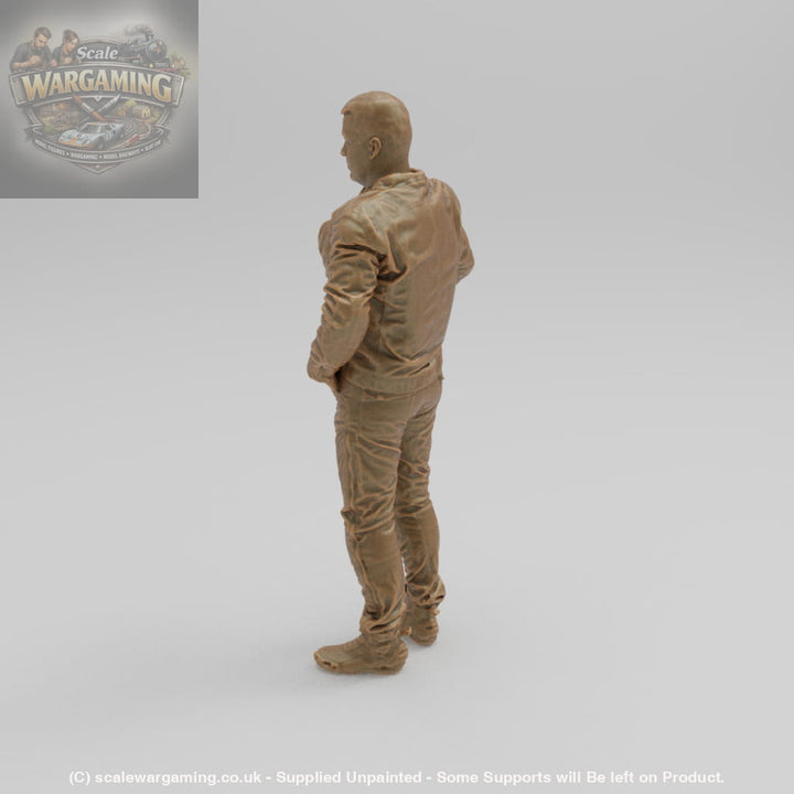 SW036 Young Motorcyclist in Leathers - Figure
