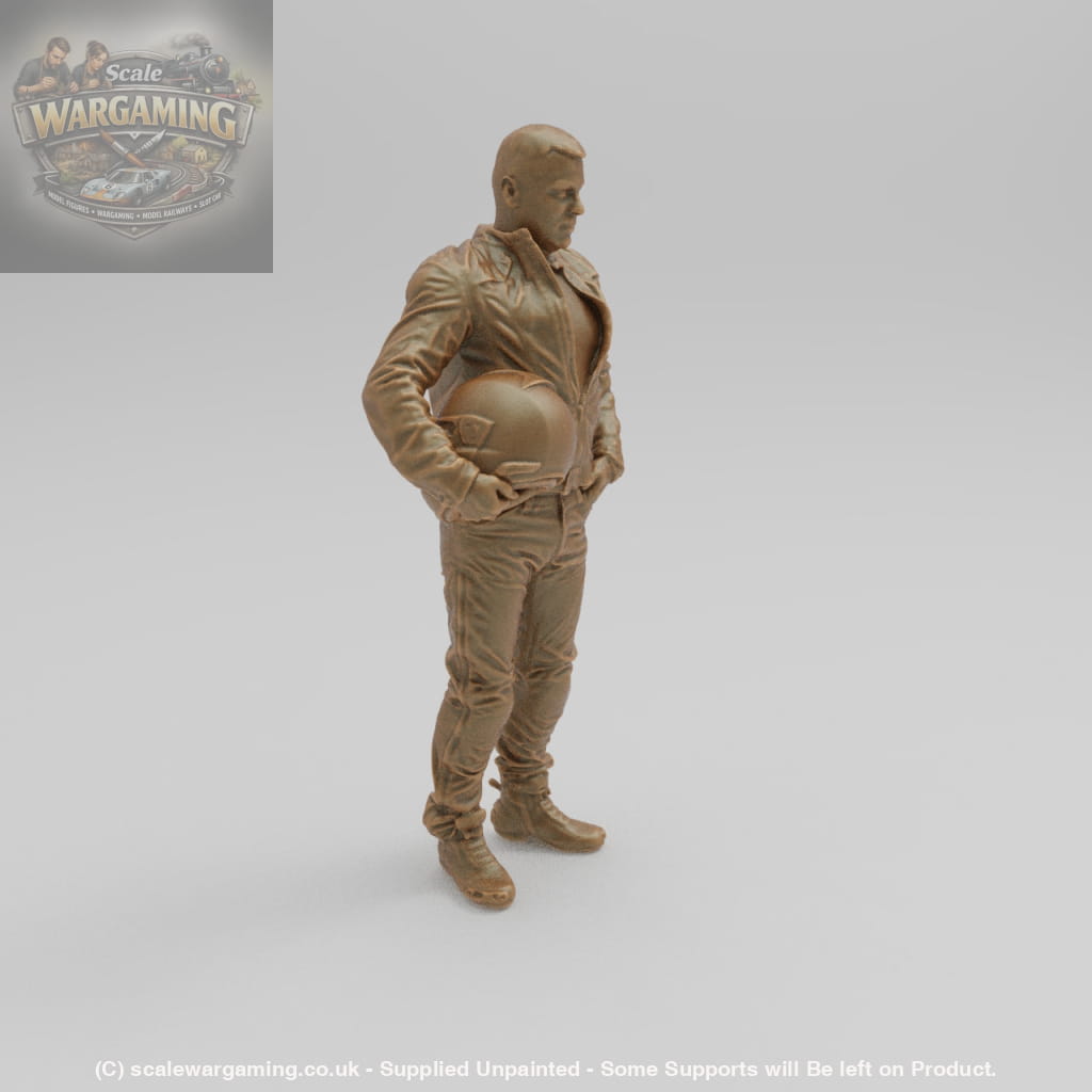 SW036 Young Motorcyclist in Leathers - Figure